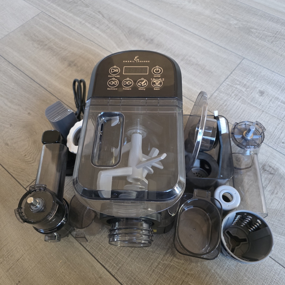 Electric Pasta Maker with Attachments - Gray